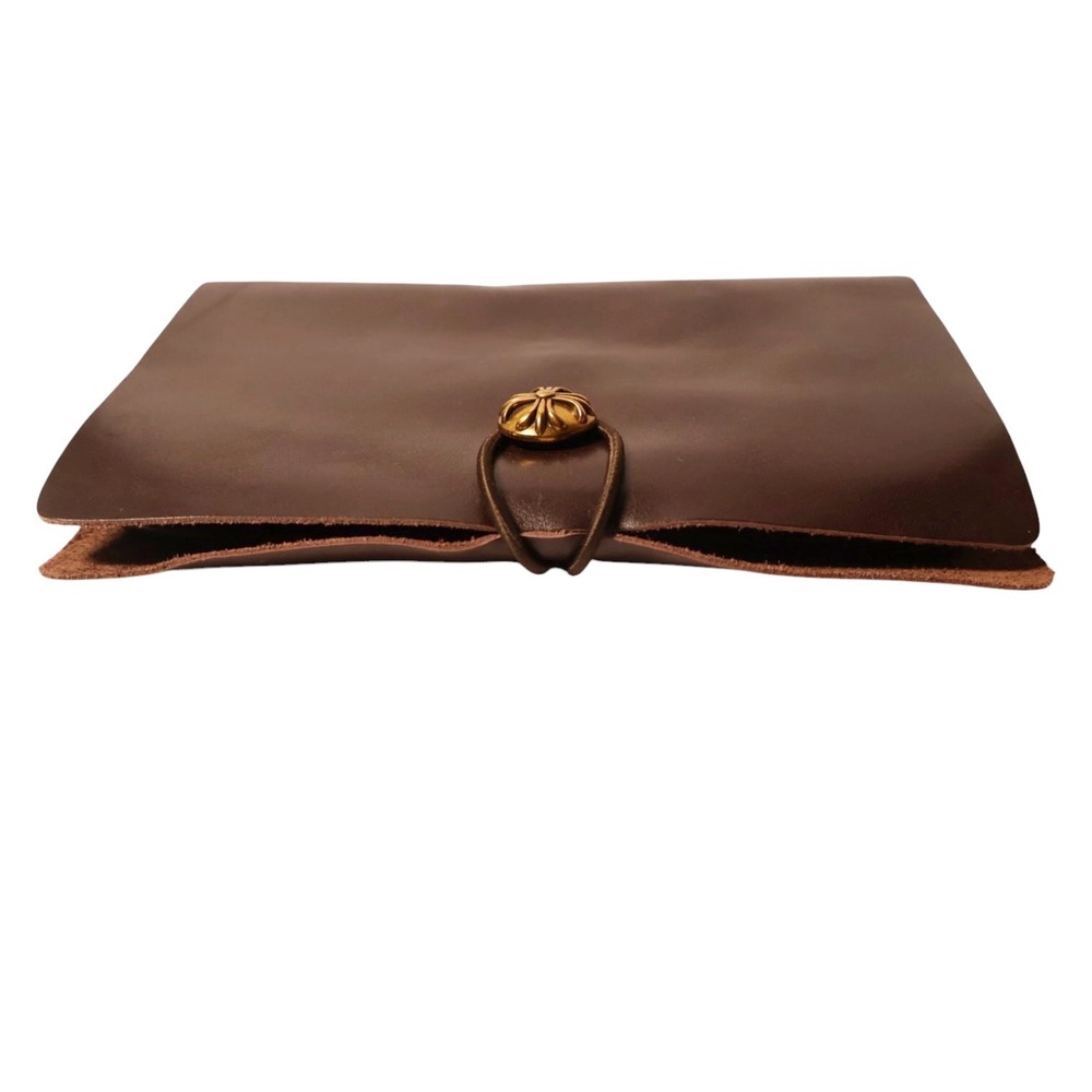 LINSHI TASKS Genuine Leather Journal Planner Folio Wallet Organizer Brown - Picture 6 of 16